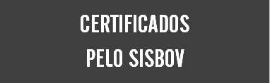 CERTIFICADOS PELO SISBOV